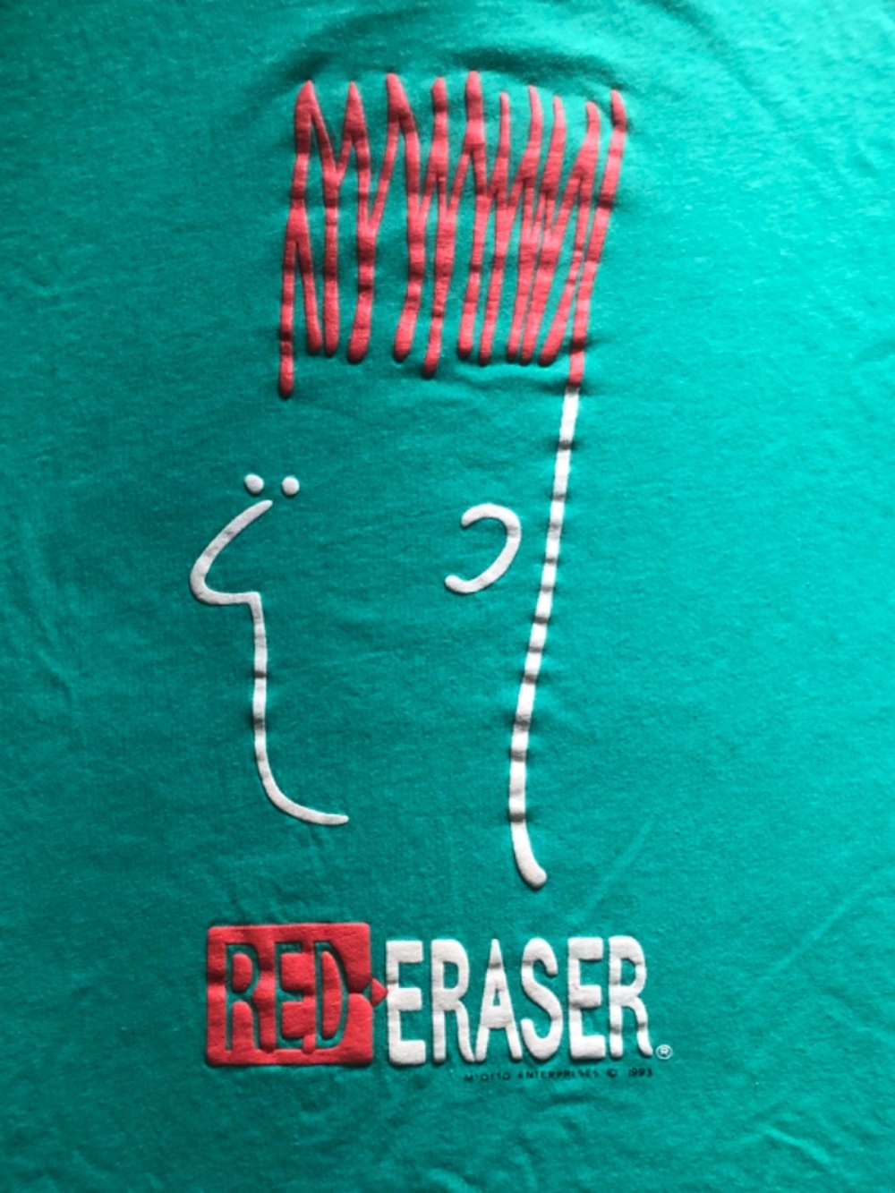 1993 Red Eraser Shirt View 2